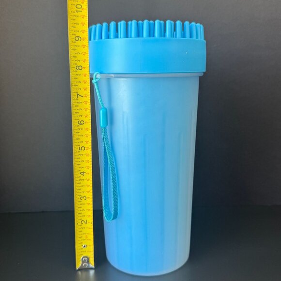 Dog Paw Cleaner Cup Kit Large With Silicone Bristles & Microfiber Towels For Dir - Picture 6 of 9